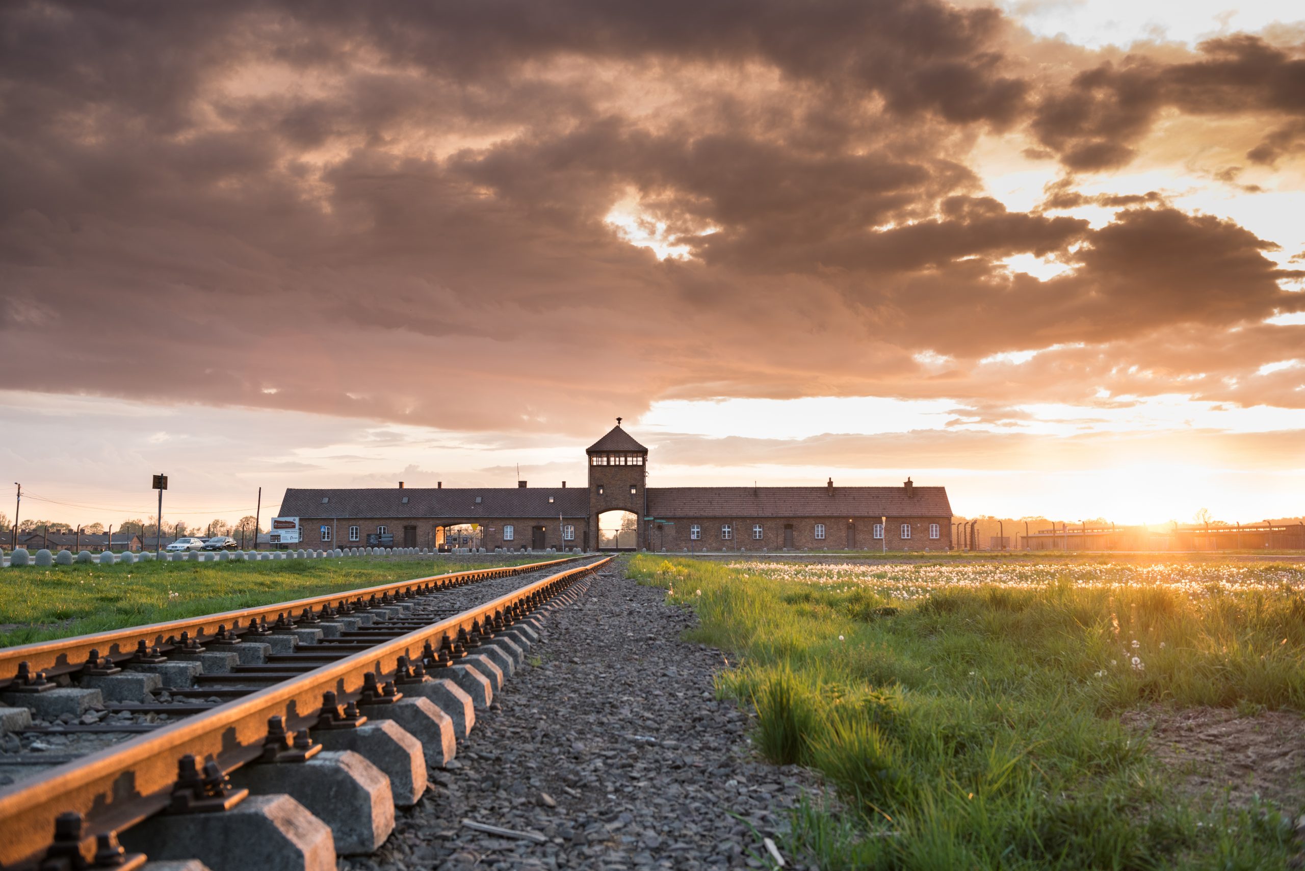 Railway,To,The,Nazi,Concentration,And,Extermination,Camp,Birkenau,At